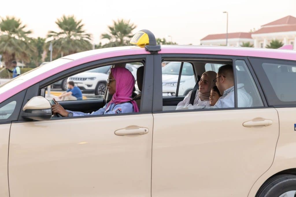 Sharjah Taxi Records 9.31 Million Passengers in 2025 2 Dubai Pink Taxi 2 1024x683 1